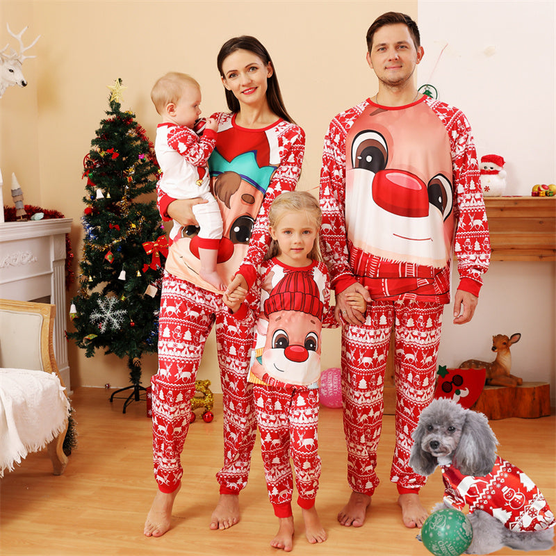 Cozy Family Reindeer Christmas Pajama Set - Matching Festive Nightwear