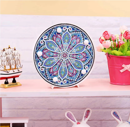 Mandala Night Light: Hand-painted mandala patterns meet soft ambient light — a symbol of unity, mindfulness, and serenity. Perfect for unwinding after a long day, meditating, or gifting a friend who loves calm nights.