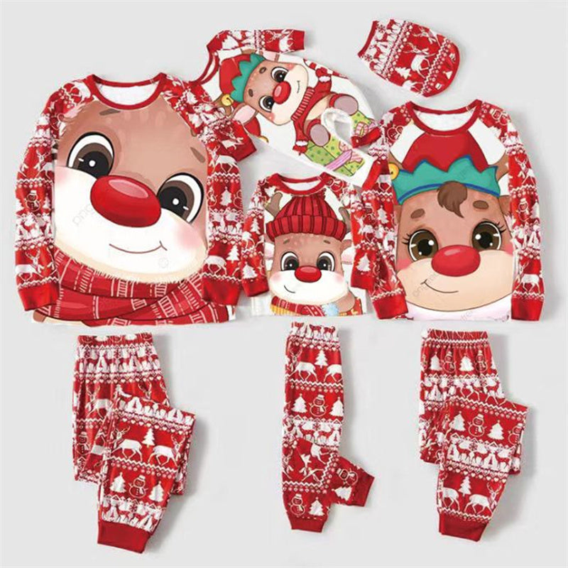 Cozy Family Reindeer Christmas Pajama Set - Matching Festive Nightwear