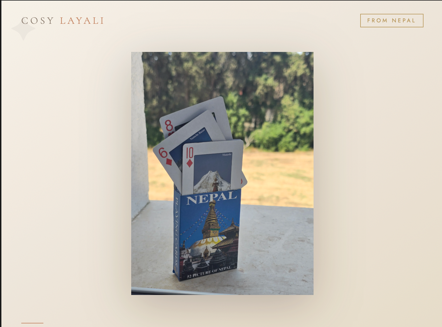 Nepal Souvenir Playing Cards — 52 Himalayan Landscapes